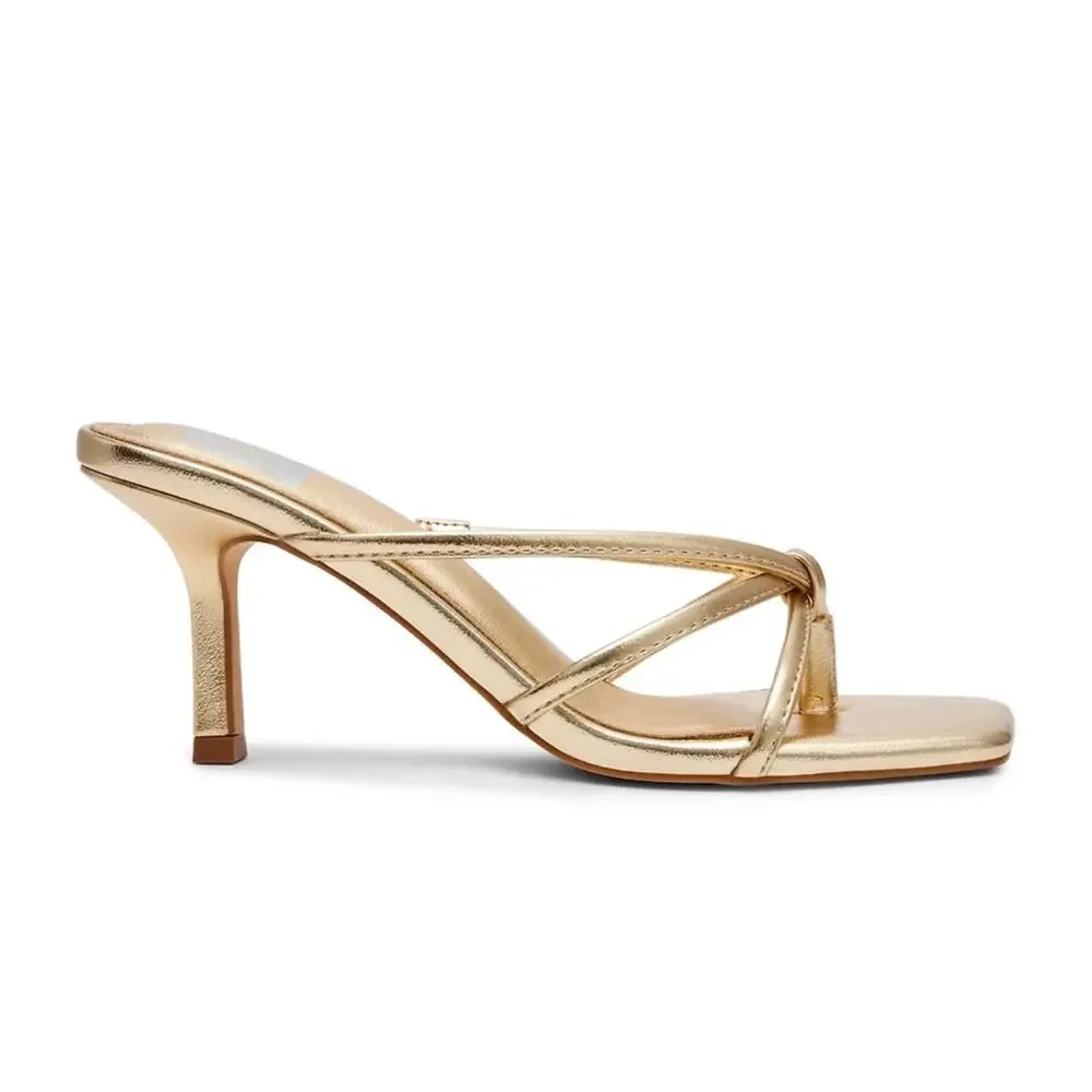 Dv Dolce Vita Women's Zini Strappy Kitten Heel Dress Sandals